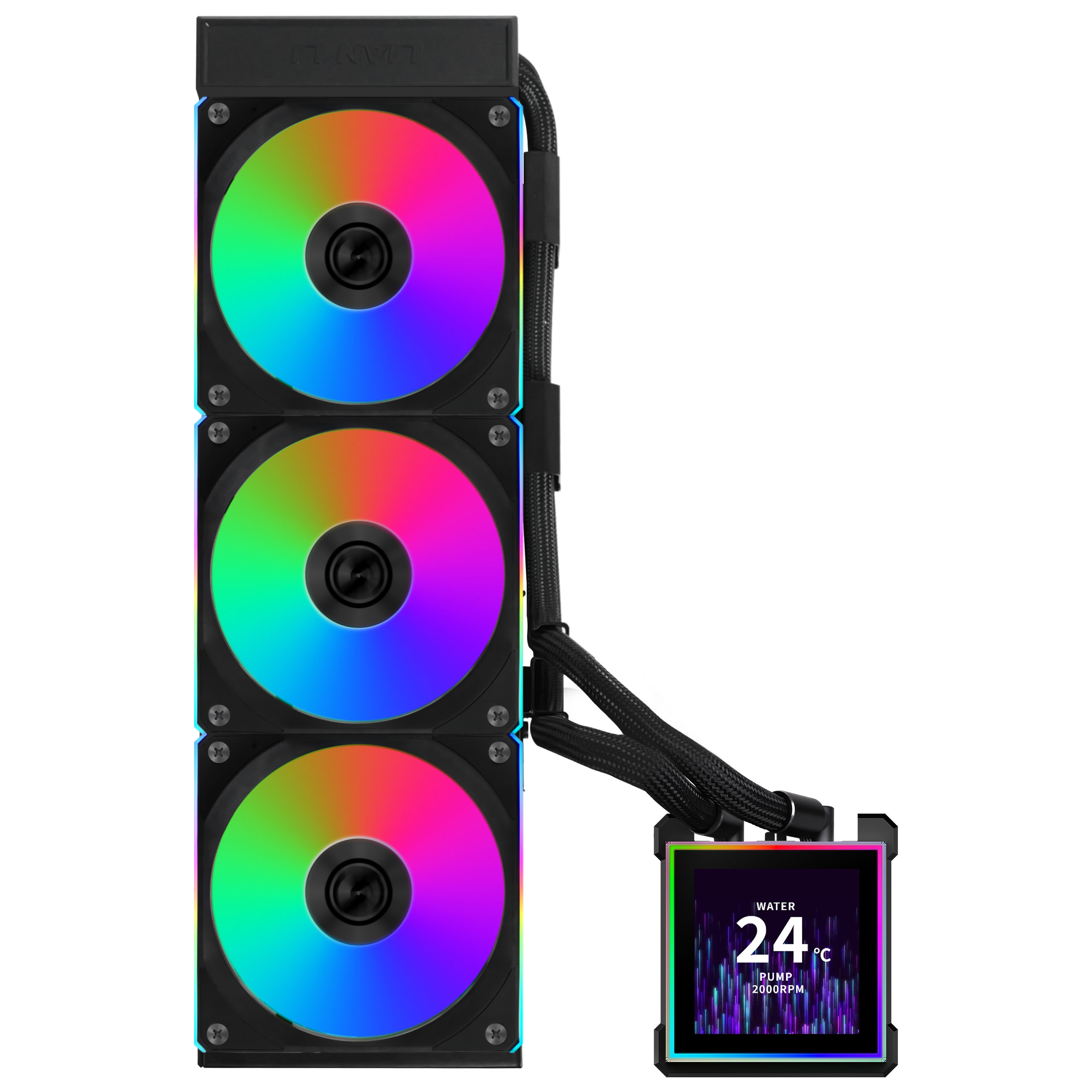 Lian Li HydroShift II LCD-S 360CL na vertical