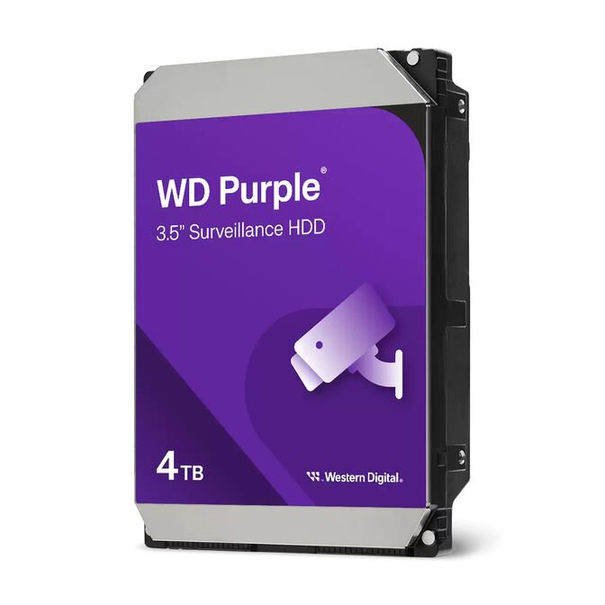 Disco Western Digital Purple 4TB 5400rpm 256MB SATA III