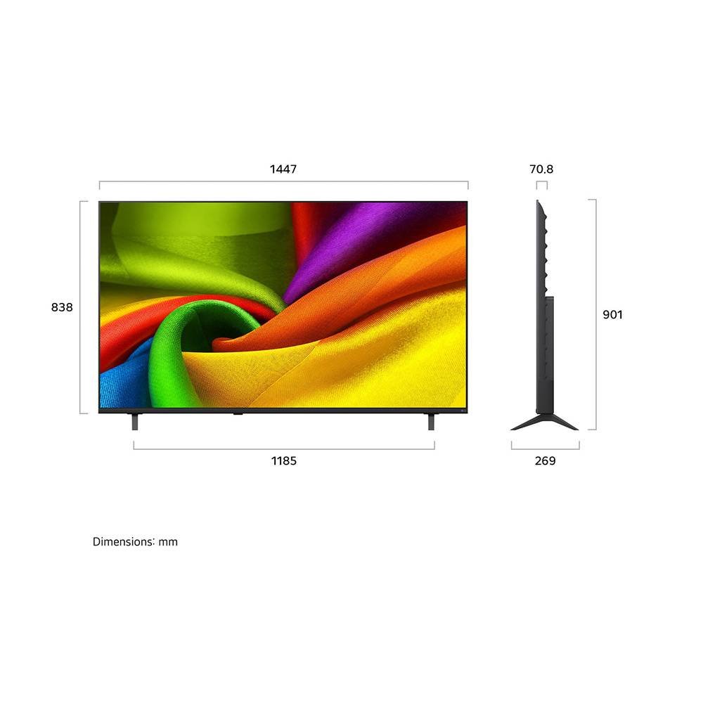 LG 65NU850B6LA TV 65" Nano 4K UHD STV USB HDMI - Imagem 2