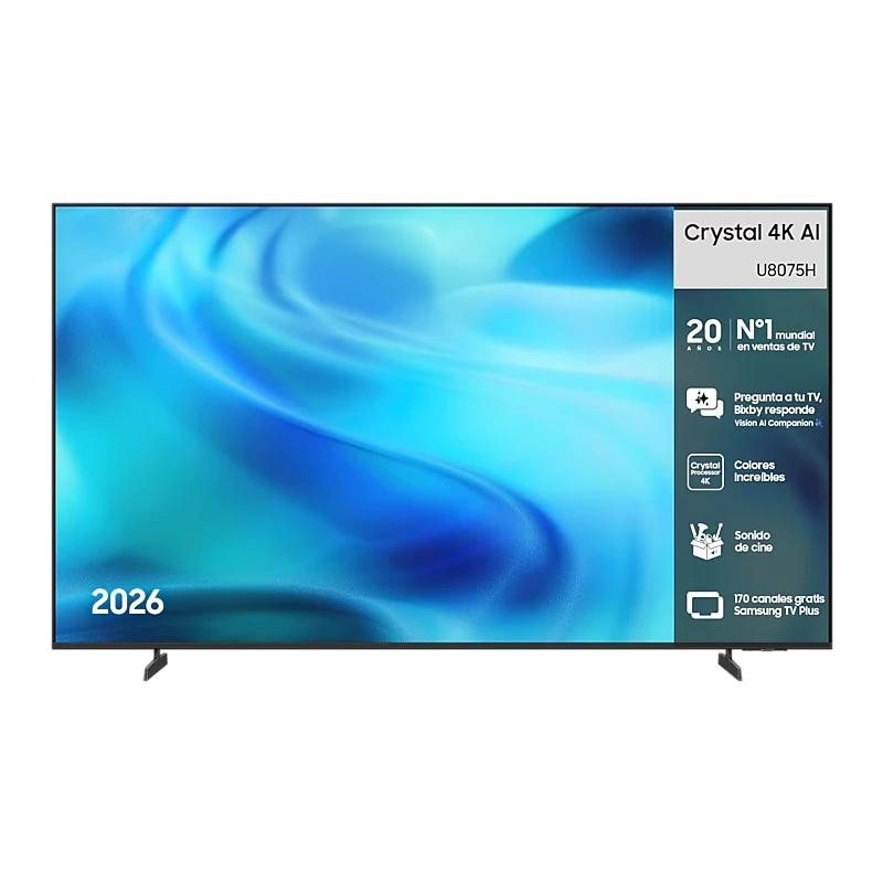 SAMSUNG TV 85" TU85U8075H CRYSTAL UHD TELEVISOR SMART TV BT