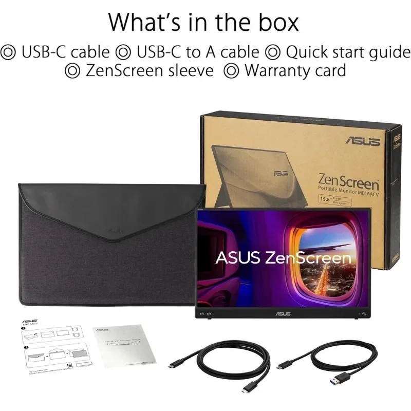 ASUS MB16ACV 16" Full HD LED IPS Preto - Monitor Portátil - Imagem 2