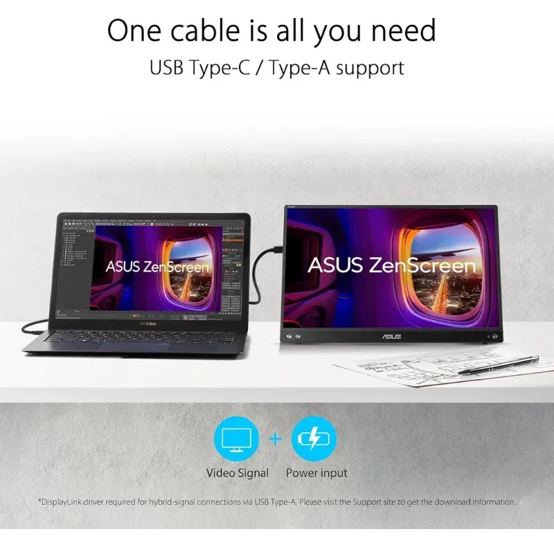 ASUS MB16ACV 16" Full HD LED IPS Preto - Monitor Portátil - Imagem 3