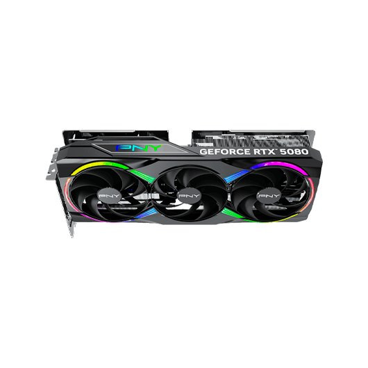 Gráfica PNY GeForce® RTX 5080 Gaming Triple Fan OC 16GB GDDR7 DLSS4 - Imagem 3