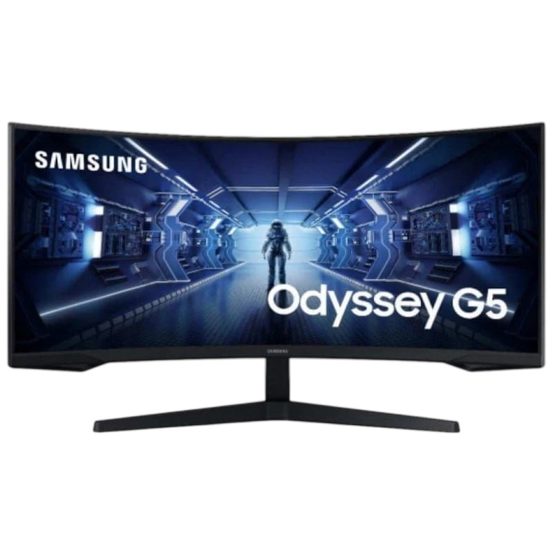 Samsung Odyssey G5 LC34G55TWWP 34 QHD VA UltraWide Curvo 165Hz FreeSync Premium Preto
