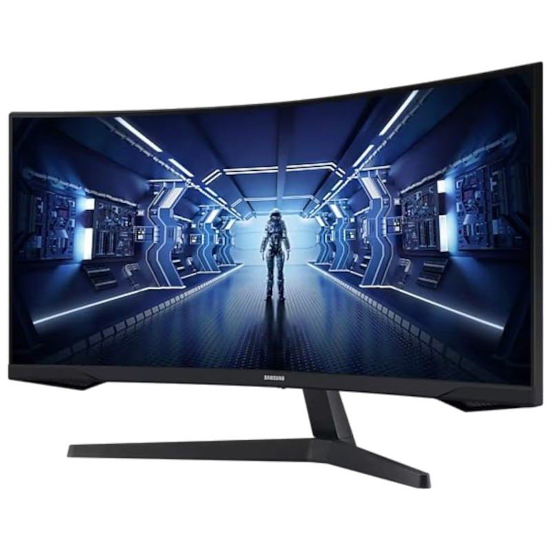 Samsung Odyssey G5 LC34G55TWWP 34 QHD VA UltraWide Curvo 165Hz FreeSync Premium Preto - Imagem 5