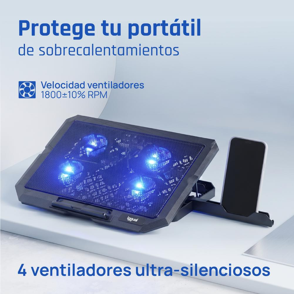 iggual Refrigerador portátil 4 ventiladores RP4V17 - Imagem 2