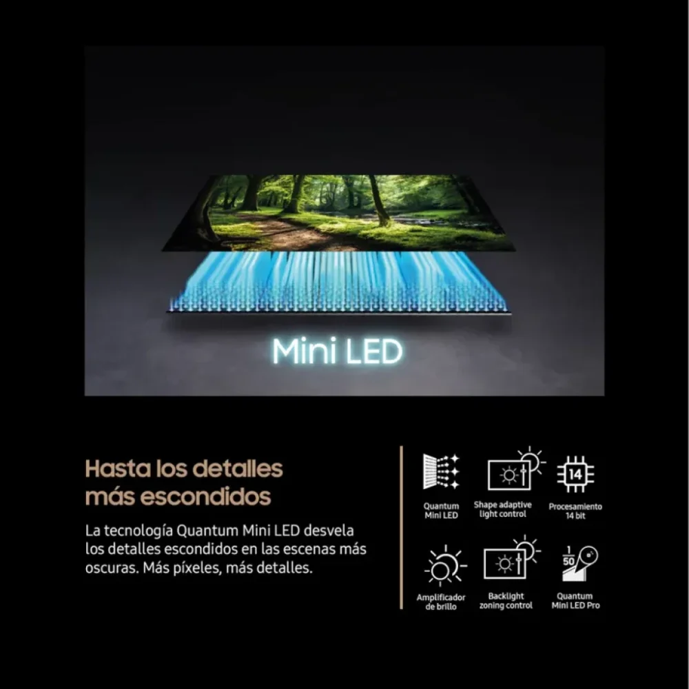 Samsung 65" Neo QLED Mini LED QN73F 4K Ultra HD Vision AI Motion Xcelerator - Smart TV 2025 - Imagem 4
