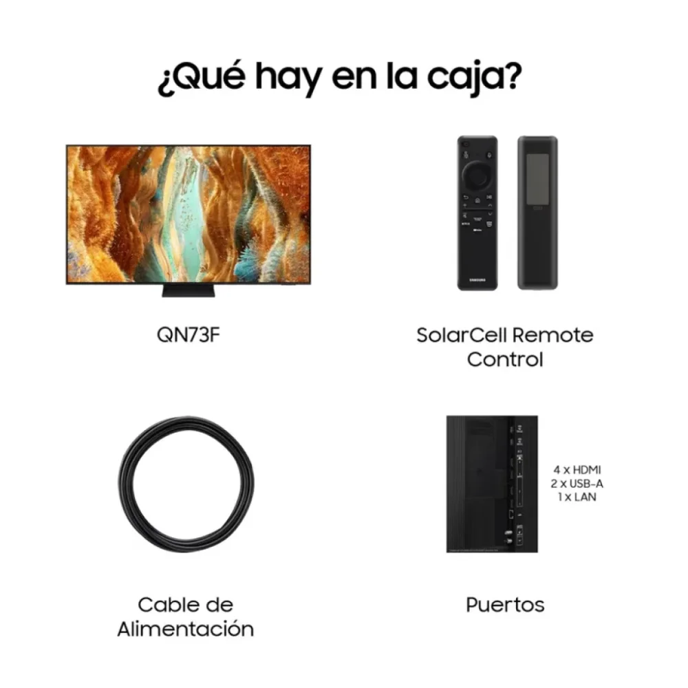 Samsung 65" Neo QLED Mini LED QN73F 4K Ultra HD Vision AI Motion Xcelerator - Smart TV 2025 - Imagem 7