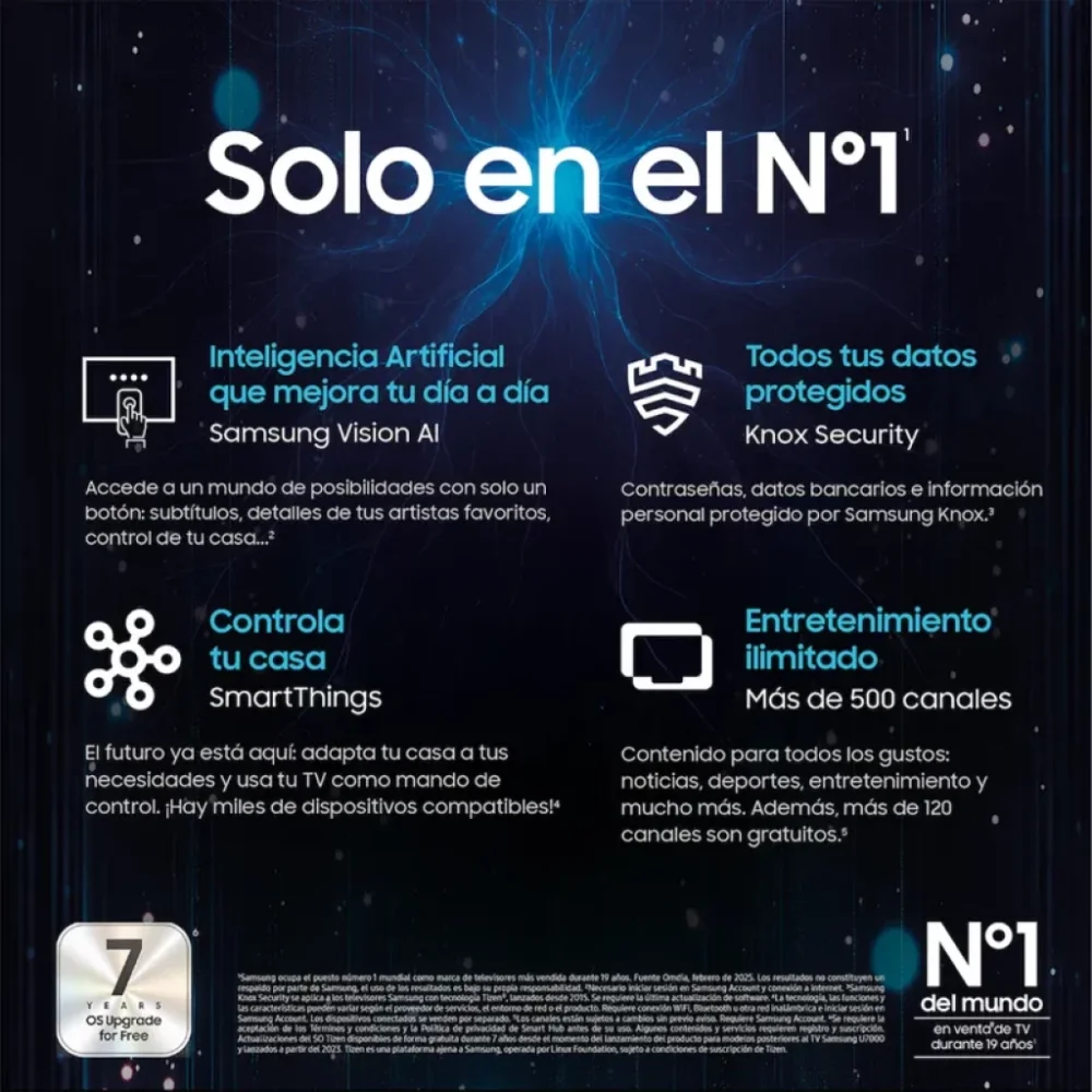 Samsung 65" Neo QLED Mini LED QN73F 4K Ultra HD Vision AI Motion Xcelerator - Smart TV 2025 - Imagem 6