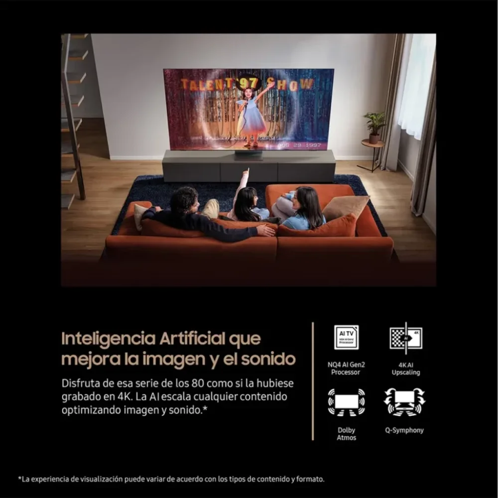 Samsung 65" Neo QLED Mini LED QN73F 4K Ultra HD Vision AI Motion Xcelerator - Smart TV 2025 - Imagem 2