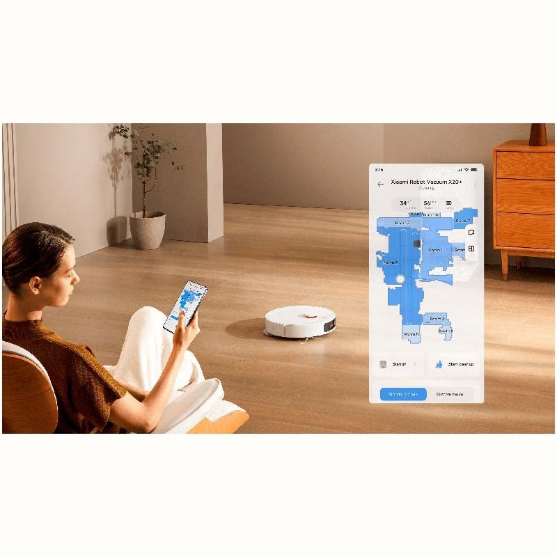 Xiaomi Robot Vacuum X20+ com Base autolimpeza - Imagem 8