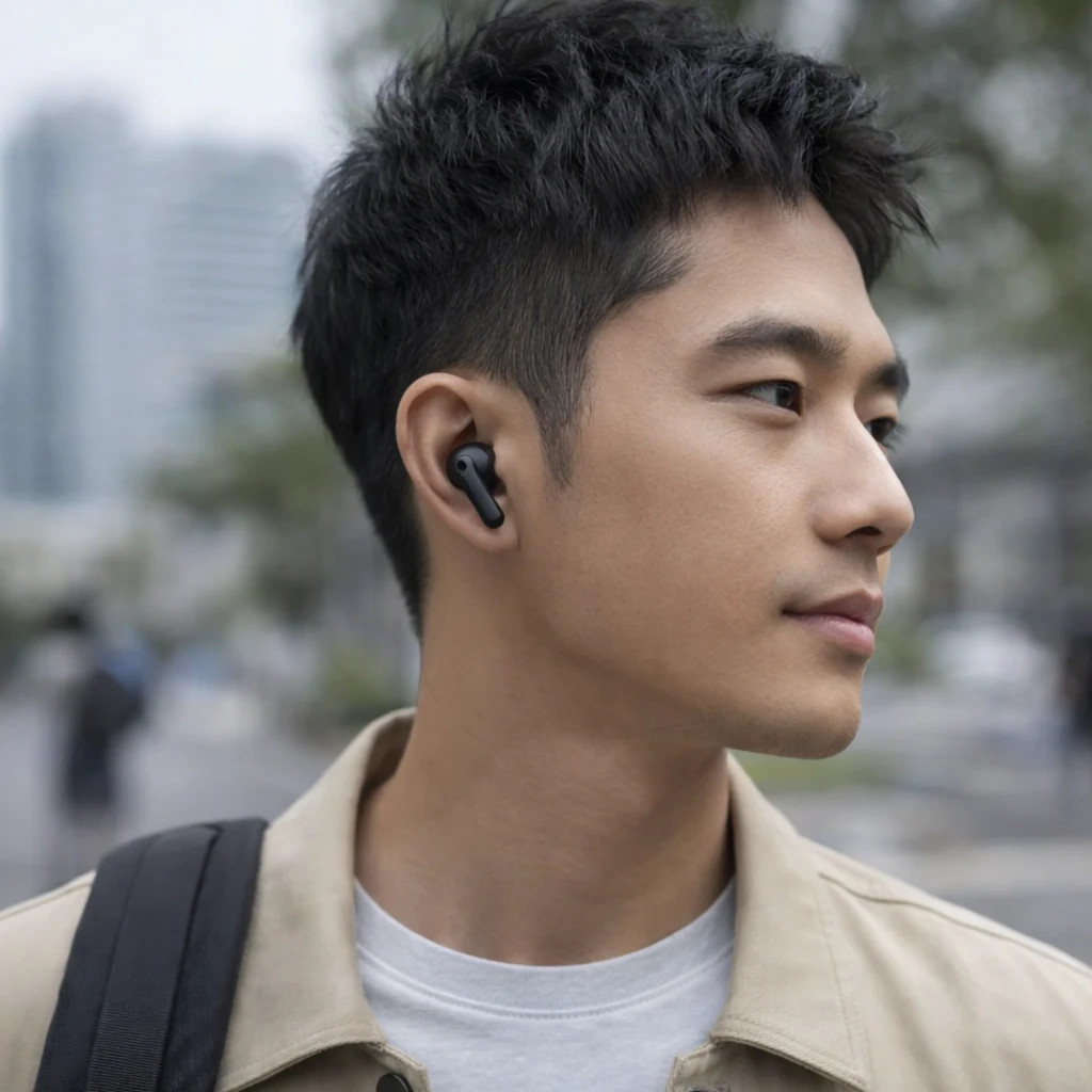 Xiaomi Redmi Buds 8 Preto TWS ANC Bluetooth 5.4 44h Auriculares sem fios - Imagem 4