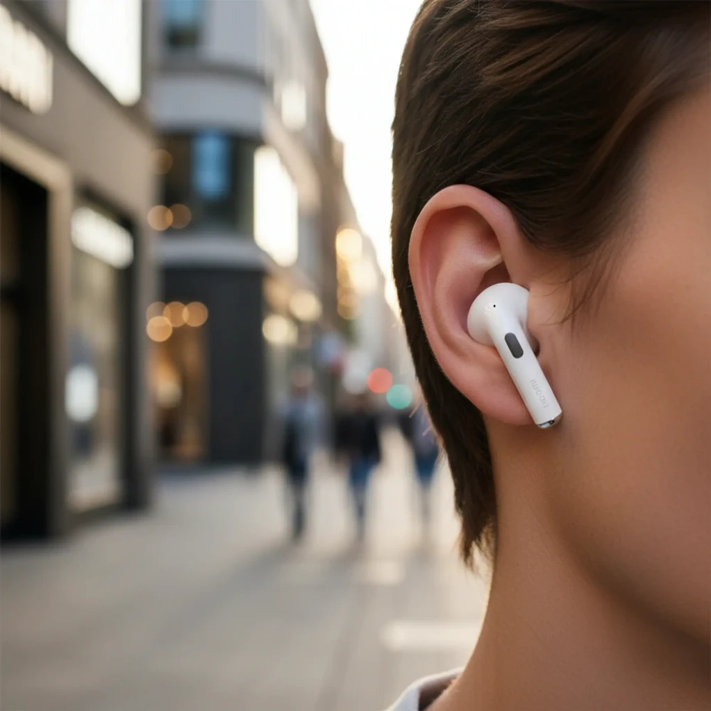 Xiaomi Buds 6 Branco TWS ANC Bluetooth 5.4 35h IP54 Multiponto Auriculares sem fios - Imagem 4