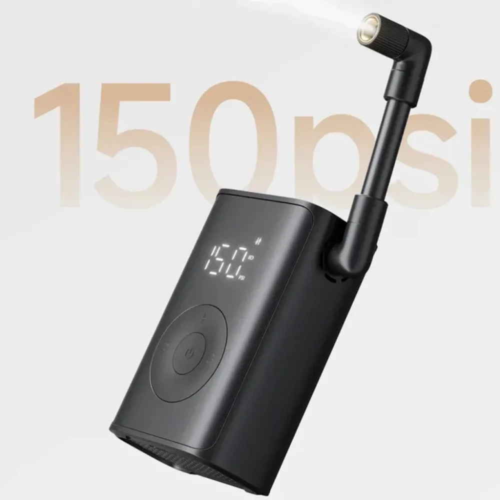 Mijia Compact Portable Electric Air Compressor com lanterna Bateria de 2000 mAh - Imagem 3