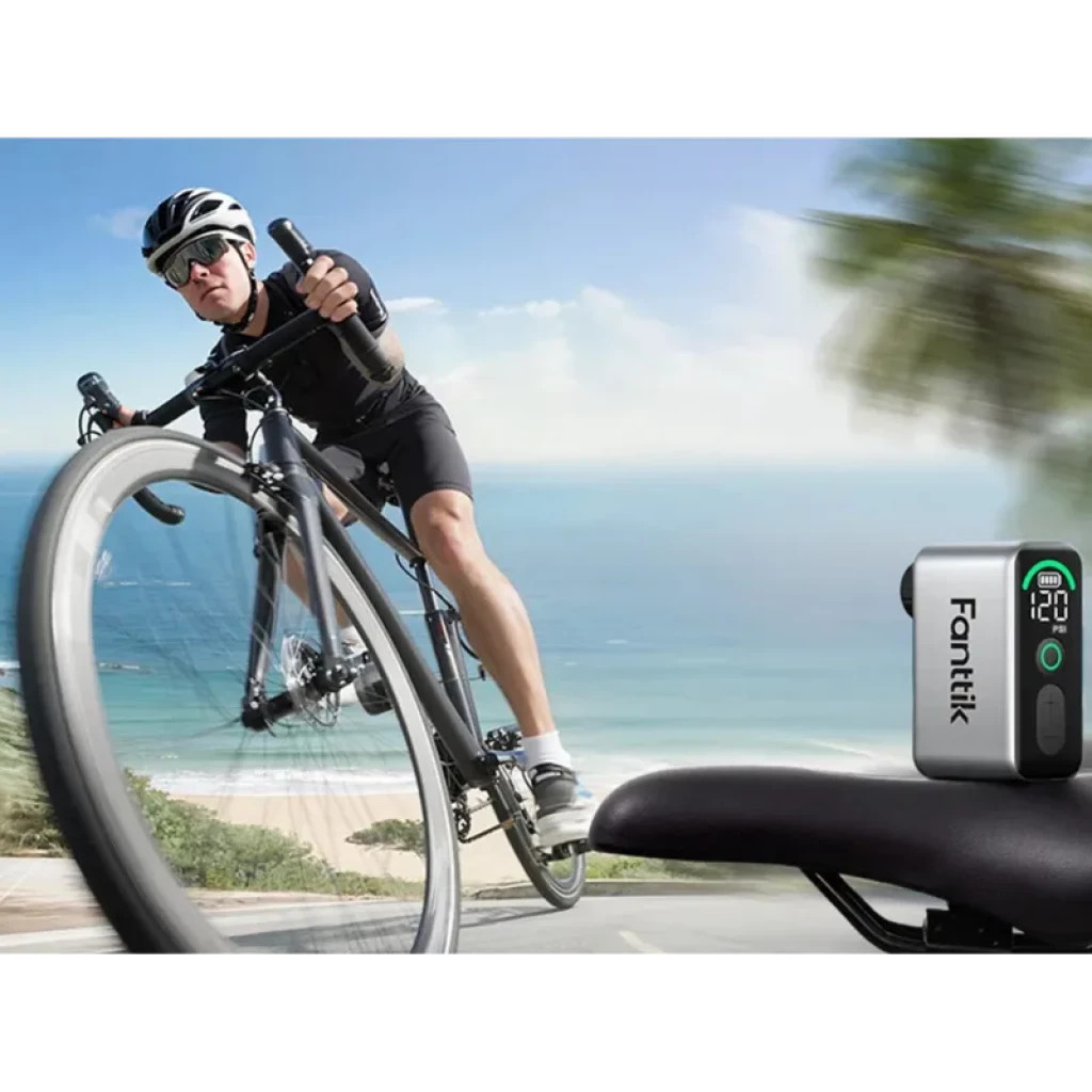Fanttik X10 Ace Tiny 120 PSI 130 g - Mini-bomba para bicicletas elétricas - Imagem 5