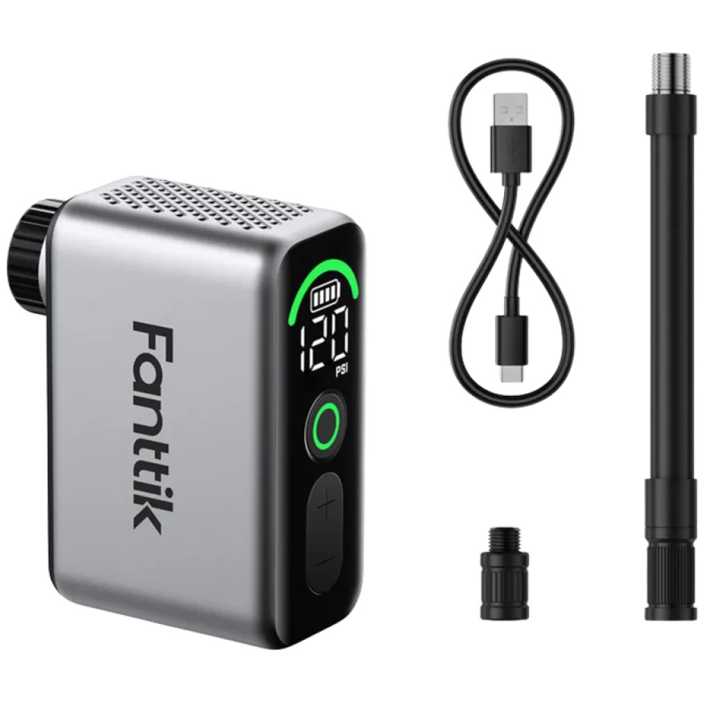 Fanttik X10 Ace Tiny 120 PSI 130 g - Mini-bomba para bicicletas elétricas