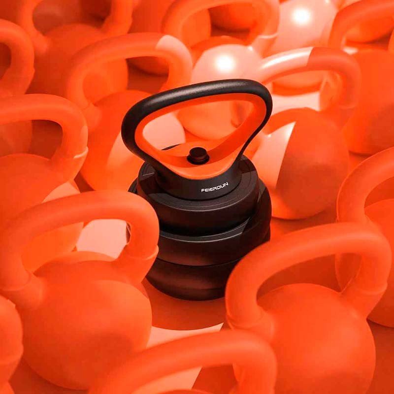 Kit de Musculação Halteres + Barra + Kettlebell Xiaomi FED 20kg - Imagem 6