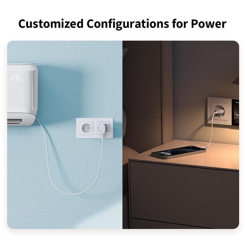 Aqara Wall Outlet H2 EU ZigBee - Tomada inteligente - Imagem 5