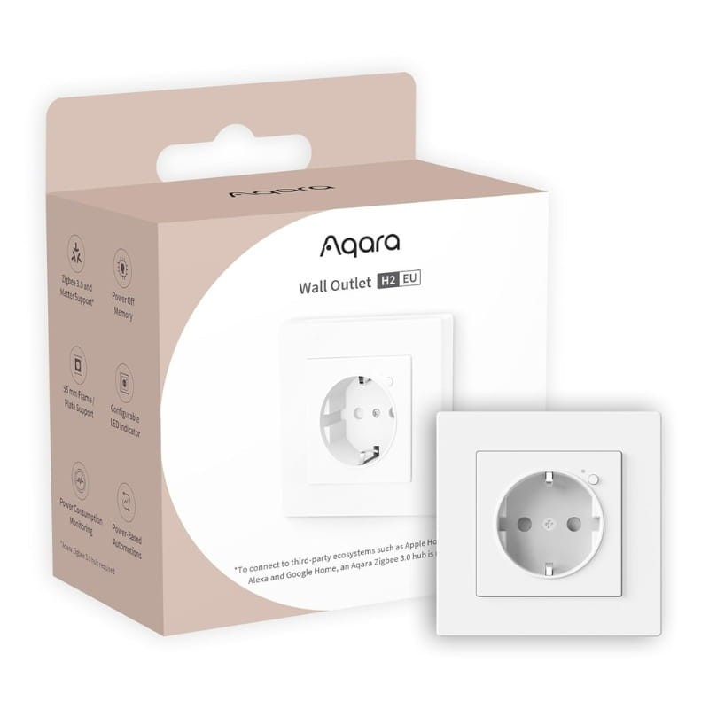 Aqara Wall Outlet H2 EU ZigBee - Tomada inteligente - Imagem 8