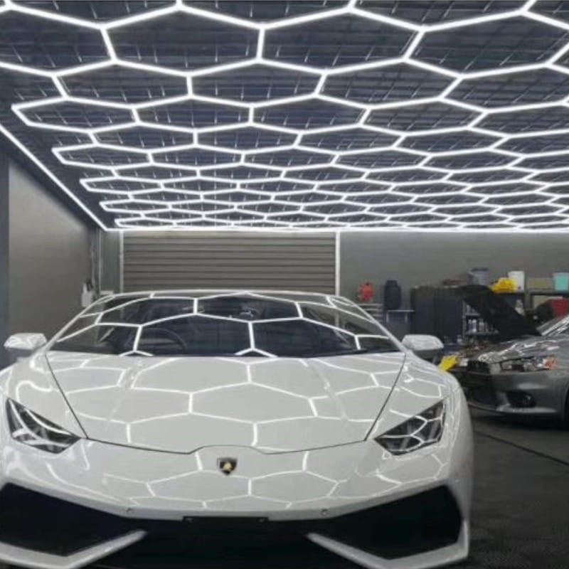 Luz hexagonal SS-HX-C202 LED Branca - Luz de teto - Imagem 2