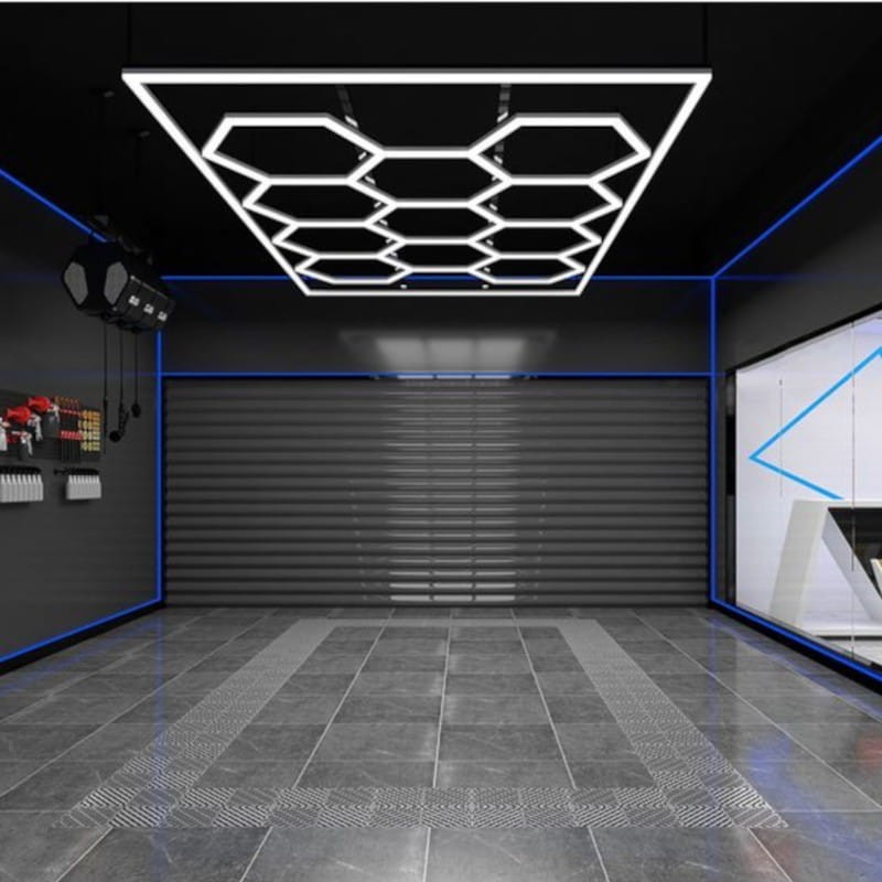 Luz hexagonal SS-HX-C202 LED Branca - Luz de teto - Imagem 4