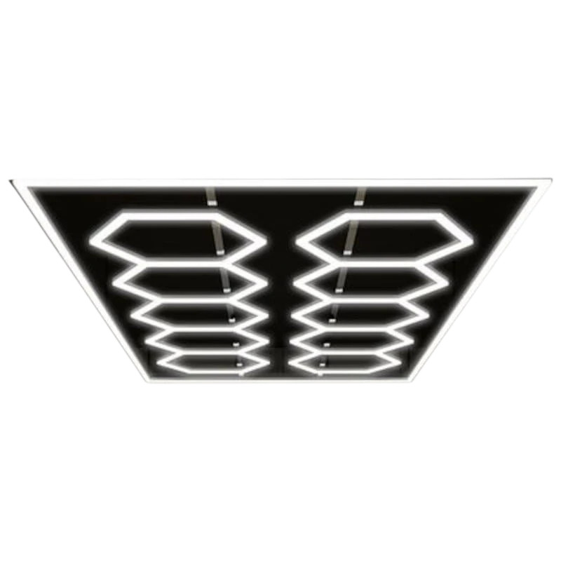 Luz hexagonal SS-HX-C202 LED Branca - Luz de teto