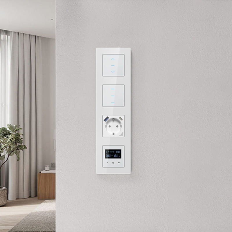 Avatto N-TS10-B3 3 Botões WiFi Preto - Interruptor Táctil Inteligente - Imagem 3