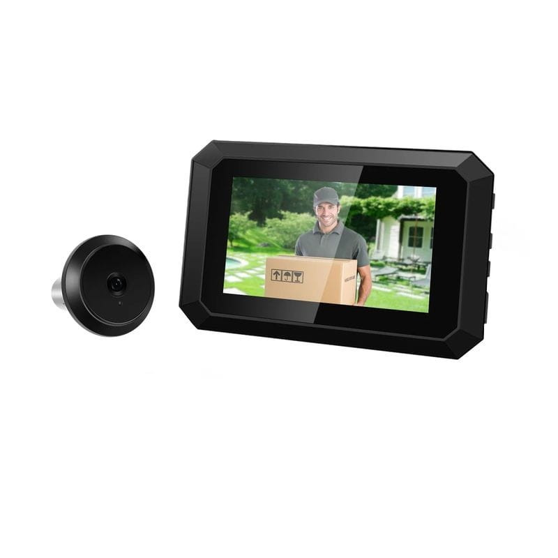 Escam C23-G 2 MP 3,97 Polegadas Preto - Olho Mágico Digital - Imagem 2