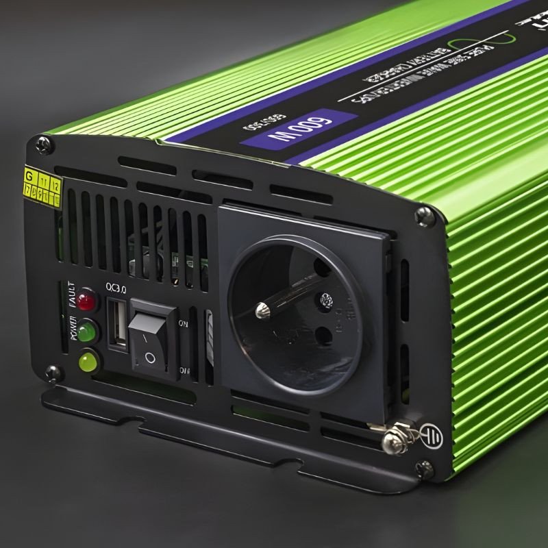 Qoltec Monolith 600 W, Verde - Adaptador e Inversor de Corrente - Imagem 3