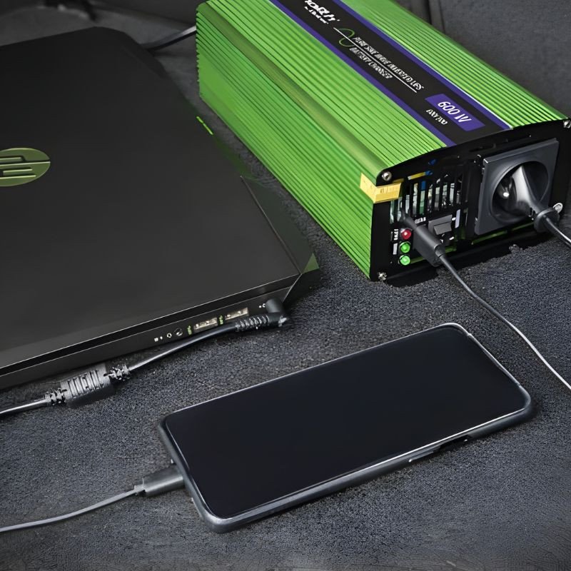 Qoltec Monolith 600 W, Verde - Adaptador e Inversor de Corrente - Imagem 4