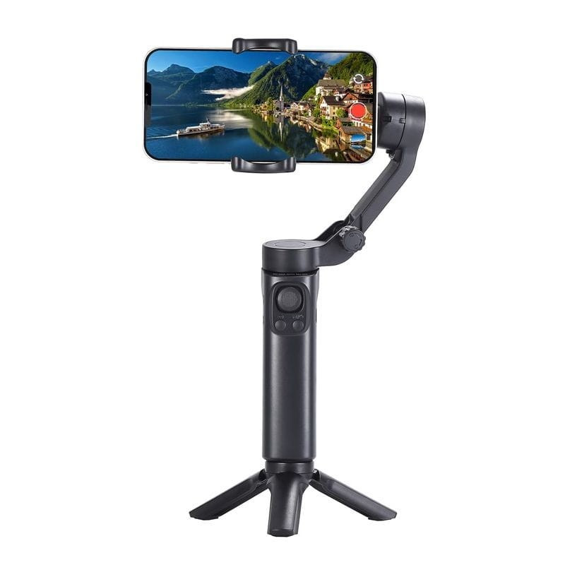 Gimbal F5 Plus 3 Eixos Preto - Estabilizador para smartphone - Imagem 2