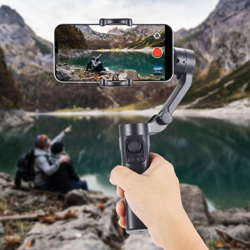 Gimbal F5 Plus 3 Eixos Preto - Estabilizador para smartphone - Imagem 6