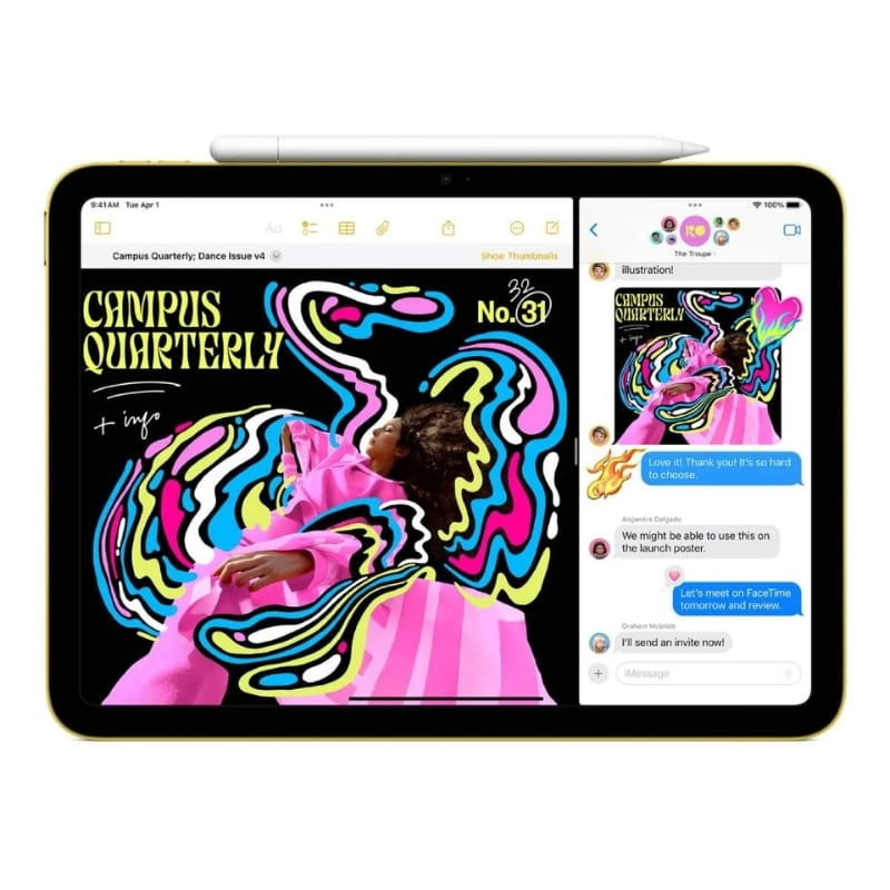 Apple iPad 2025 11” 128GB WiFi iPadOS 18 Prata - Imagem 3