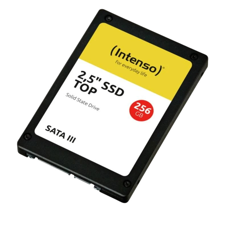 Intenso Top 256 GB SATA III 2,5 polegadas 3D NAND Preto / Branco