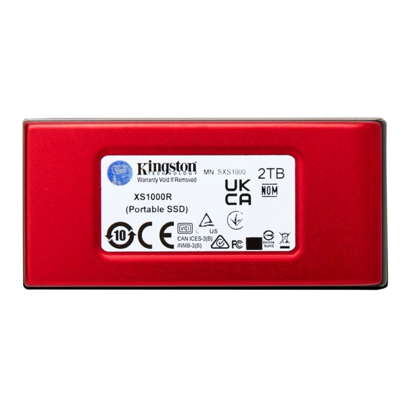Kingston XS1000 2TB USB 3.2 Gen 2 Vermelho - Imagem 4