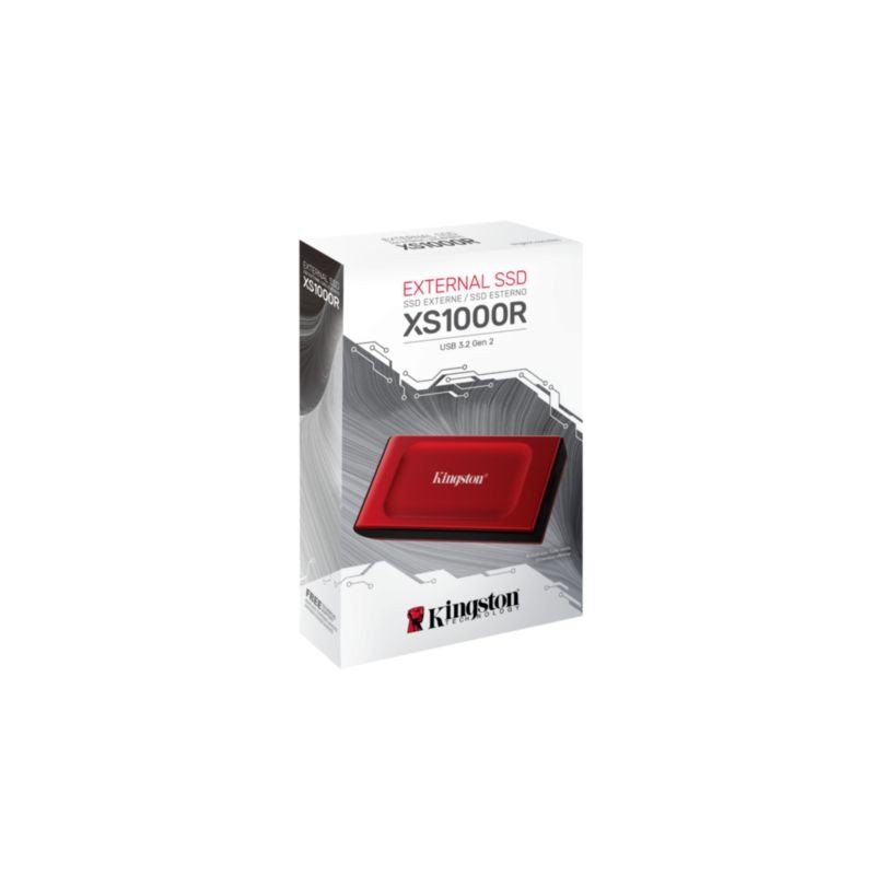 Kingston XS1000 2TB USB 3.2 Gen 2 Vermelho - Imagem 5