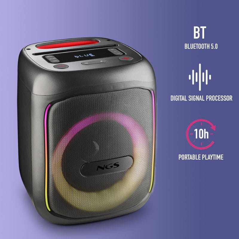 NGS WILD SWAG GO 40 W Preto - Coluna para festas - Imagem 5