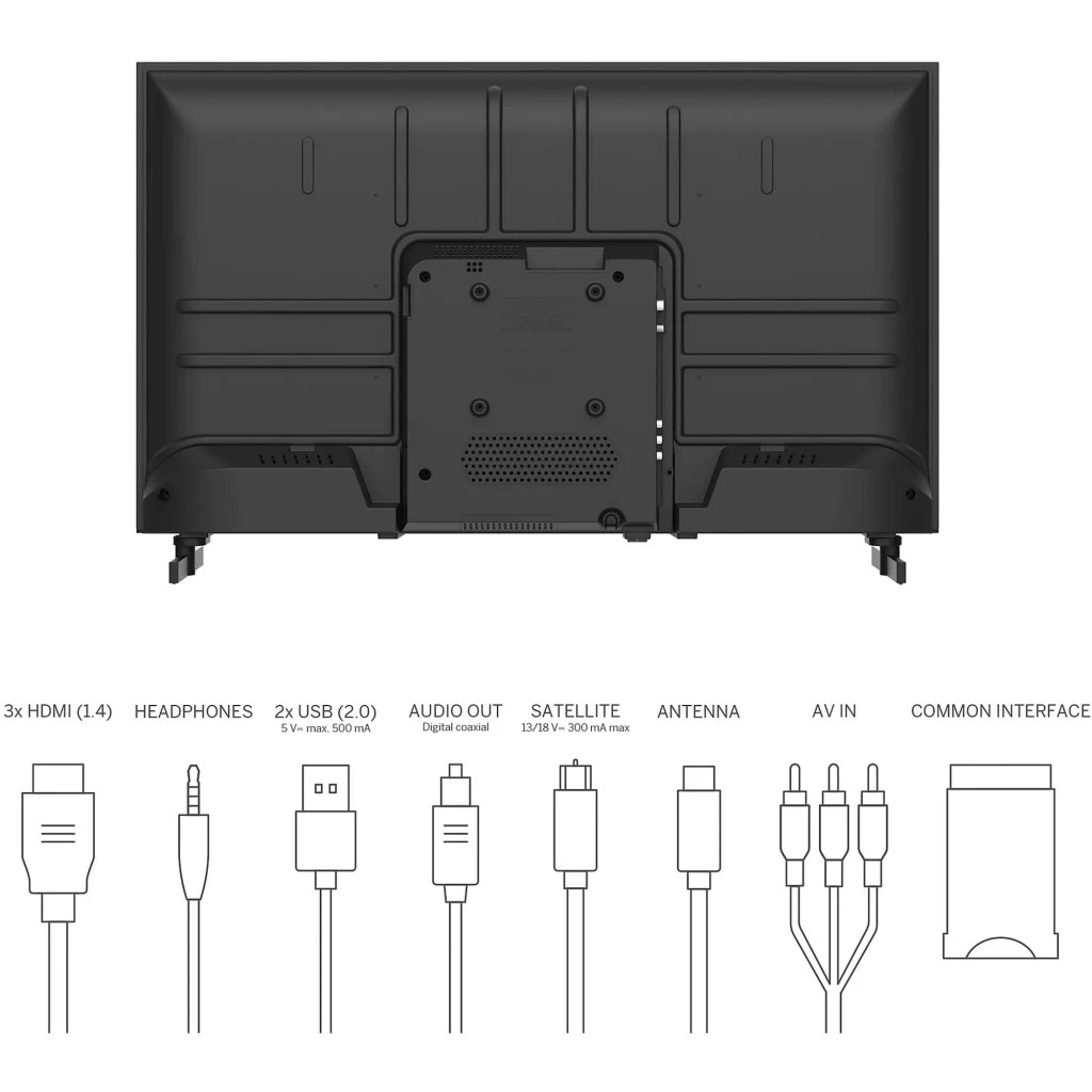 Thomson 32HD2S13 32" HD LED Easy TV - Televisor - Imagem 3