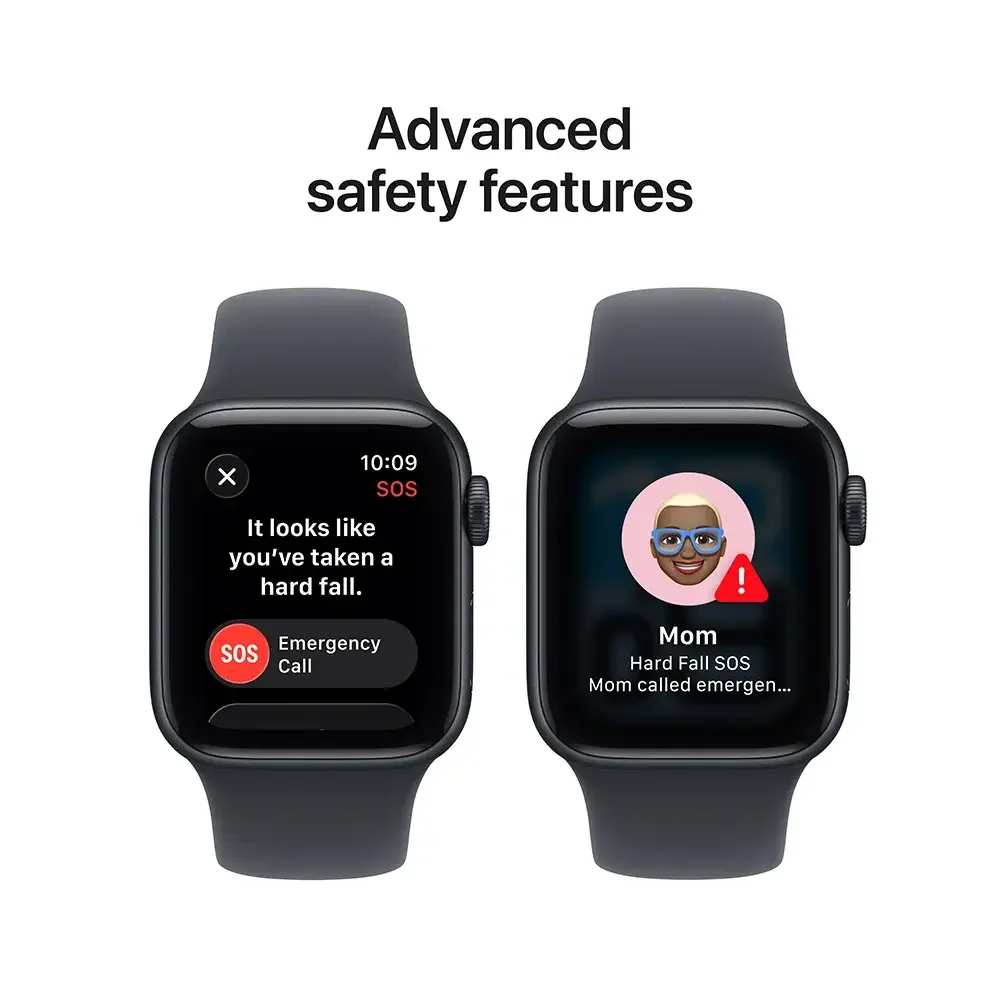 Apple Watch SE 3 GPS (44mm) Alumínio Meia Noite | Bracelete Desportiva Meia Noite - S/M - Imagem 6