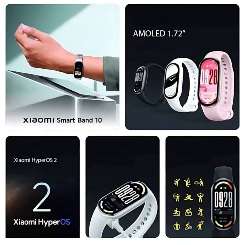 Xiaomi Smart Band 10 Preto - Imagem 6