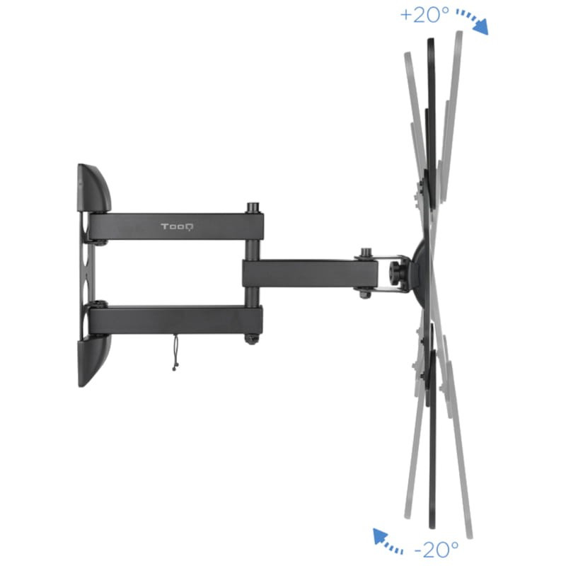 TooQ LP6055TN-B Giratório e inclinável 23"- 55" VESA 400x400 mm - Suporte para Monitor / TV - Imagem 4