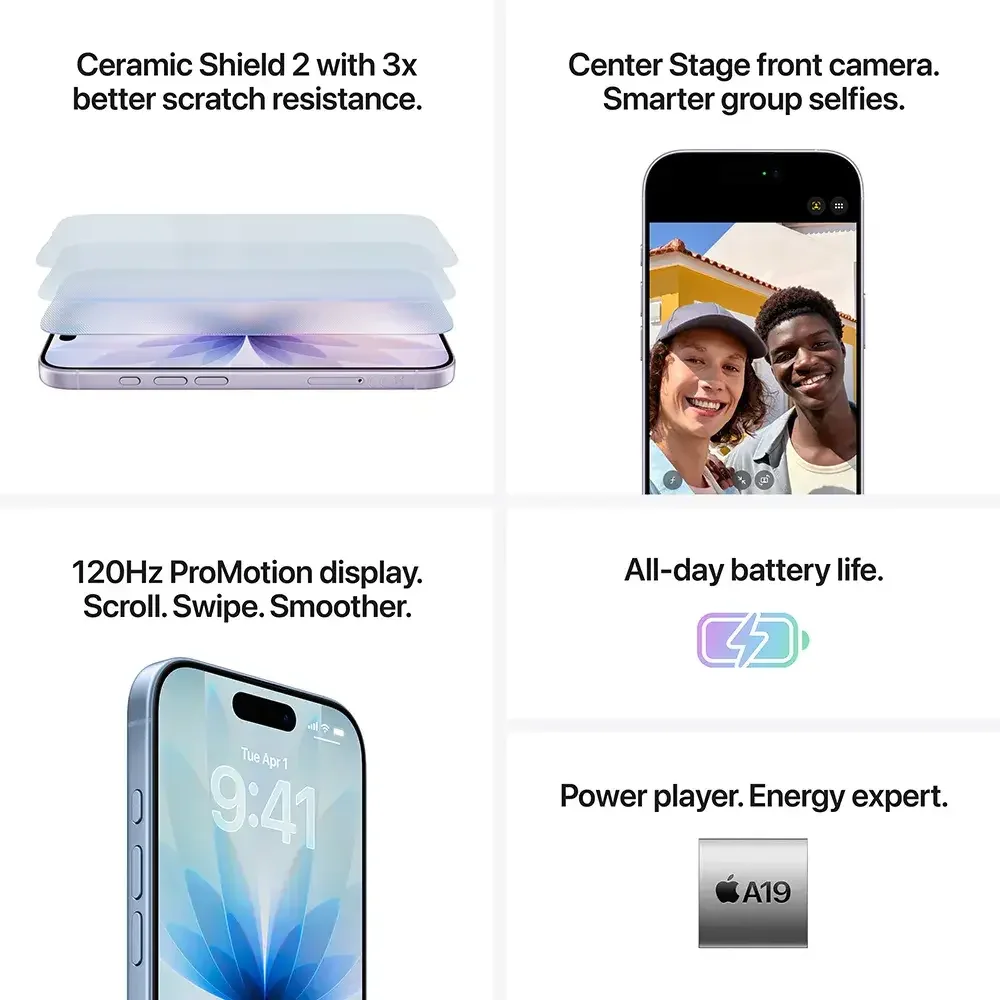 Smartphone Apple iPhone 17 6.3" 256GB Branco - Imagem 6