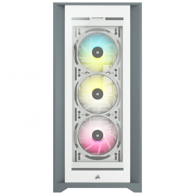Corsair iCUE 4000X RGB Midi Tower Branco - Imagem 2
