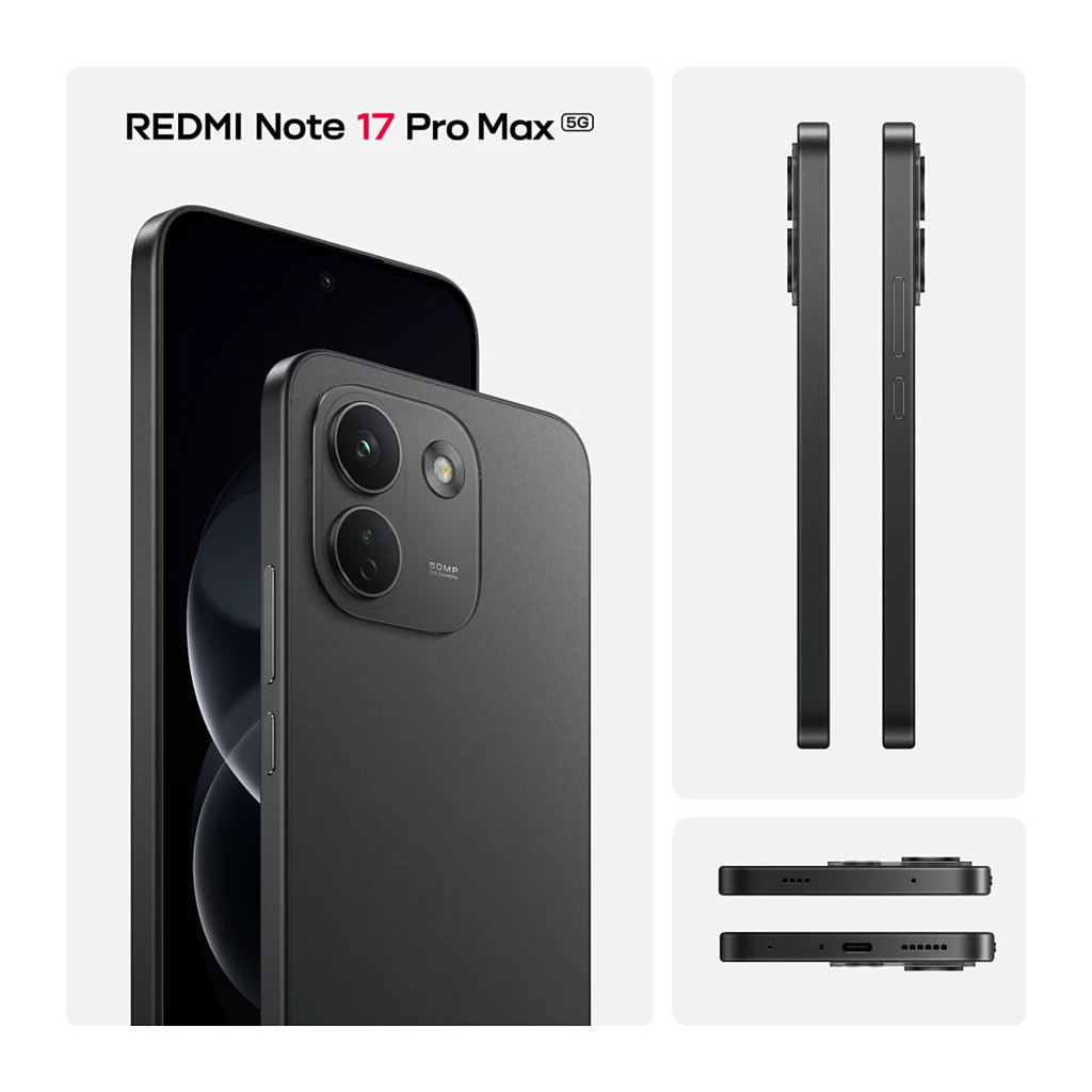 Xiaomi Redmi Note 17 Pro Max 5G 8 GB/512 GB Preto 6,83 polegadas AMOLED 120 Hz - Imagem 6