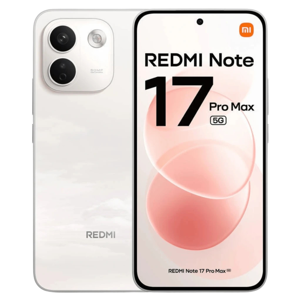Xiaomi Redmi Note 17 Pro Max 5G 8 GB/512 GB Branco fotocromático A câmara principal tem 50 MP com OIS