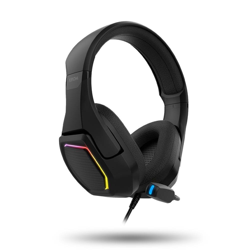 Headset Krom Kopa 7.1 Virtual Gaming RGB PC/PS4/PS5/Switch Preto - Imagem 3