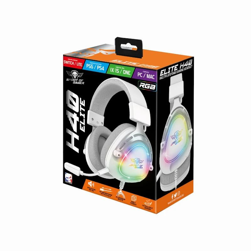 Headset Gaming Spirit of Gamer Elite H40 - Branco - Imagem 2