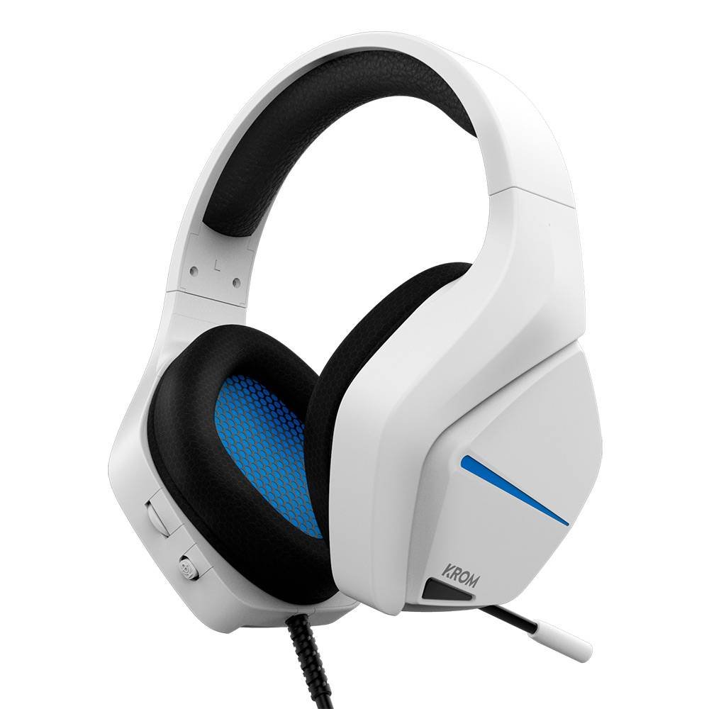 Headset Krom Kopa Move 2.0 Gaming PC/PS4/PS5/Switch Branco - Imagem 2