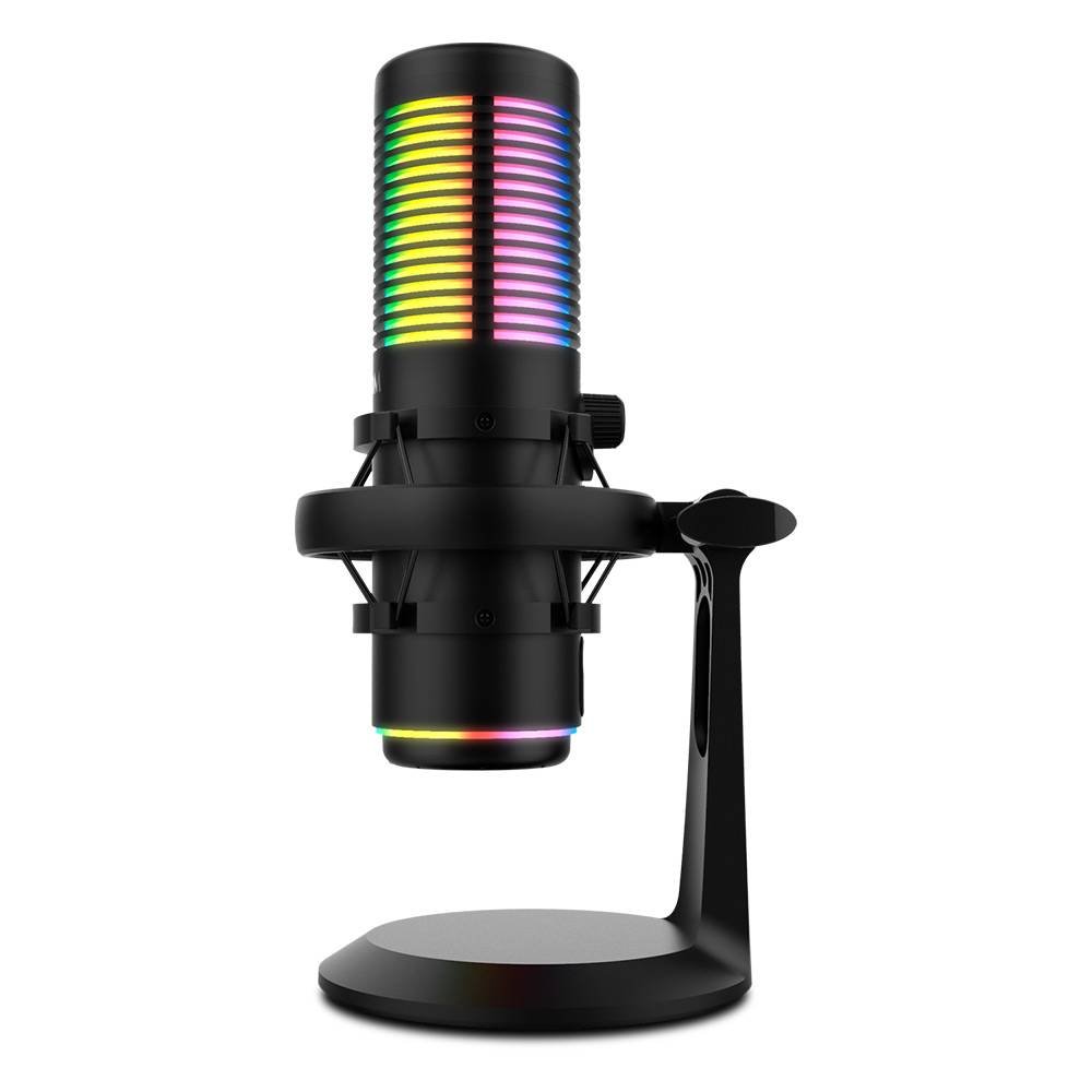 Microfone Condensador Cardióide Krom Kaze RGB 192Khz 24-bit USB Preto - Imagem 5