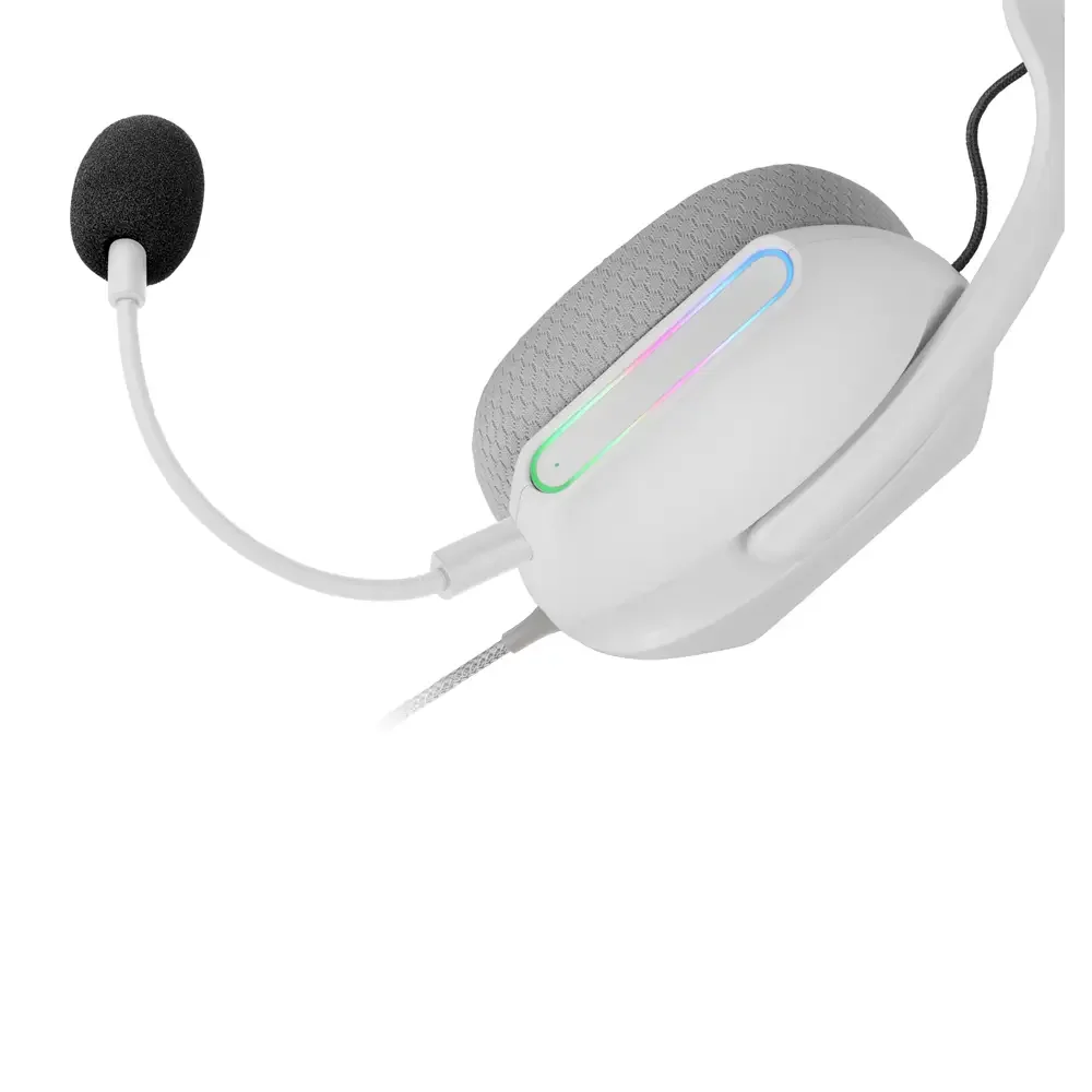 Headset Mars Gaming MH-PRO Gaming ARGB Wired Branco - Imagem 4